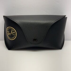 Ray-Ban Black Hard Case Faux Leather for Sunglasses *CASE ONLY*